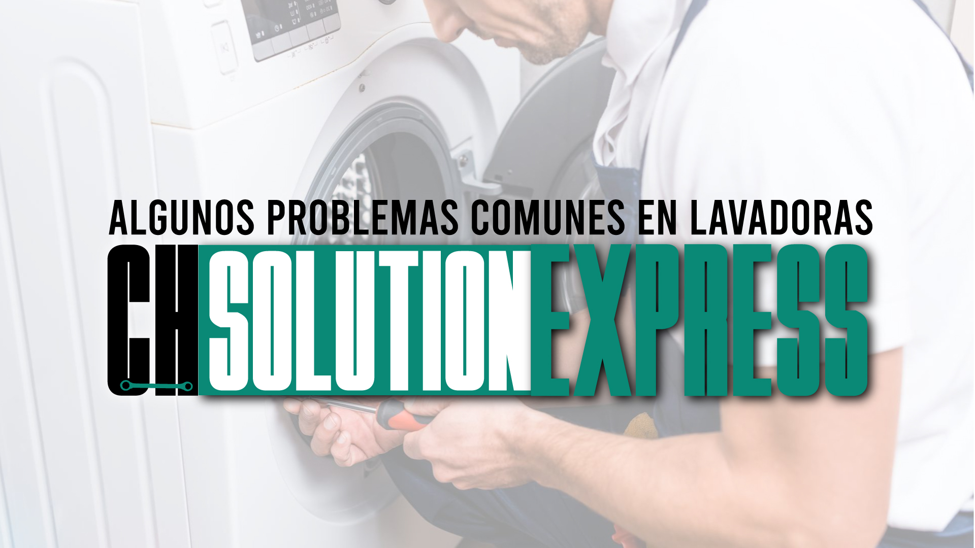Algunos problemas comunes en lavadoras